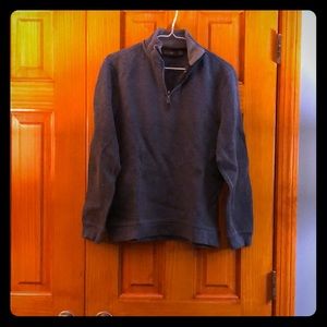 Tasso Elbo - Quarter Zip - Men - S - Blue